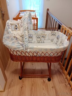 Proutěný koš na miminko - 4