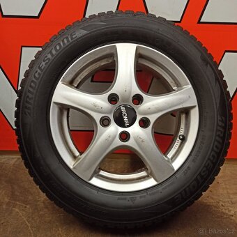 ALU kola Ronal 5x112, zimní pneu 7mm, 195/65 R15 - 4