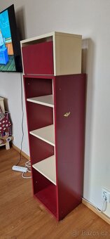 Dětský pokoj z masivu, psací stůl, komoda a policová skříňka - 4