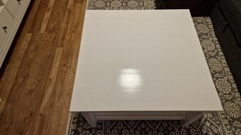 Konferenční stolek Ikea Hemnes bílý - 4