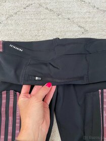 Dámské černé sportovní legíny Adidas Prime Blue na běh 38 M - 4