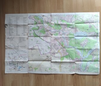 retro mapa Berlín DDR 1977 - 4
