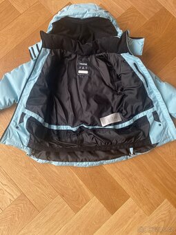 Péřová membránová bunda Reima Vanttaus - Crystal blue 140 - 4