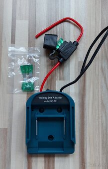 Aku Redukce Makita 18V,14V s dráty+vypínač+pojistka,TOP. - 4