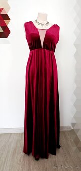 Společenské sametové šaty - 4