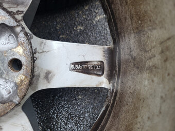 Alu kola Seat R16 originál zimní sada 5x112 pneu 215/60 - 4