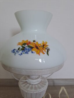 Stará retro lampa "petrolejka" elektrická - 4