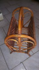 Proutěný košík na noviny - 4