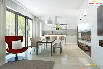 Novostavba bytu 3+kk v centu Luhačovic o výměře 87,75 m2 s l - 4