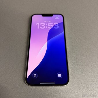 iPhone 13 Pro Max 256GB bílý, pěkný stav, 12 měsíců záruka - 4