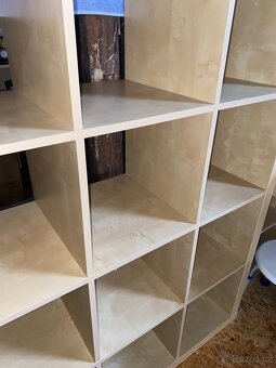 Policový díl / rozdělovač místnosti / knihovna dub - 4