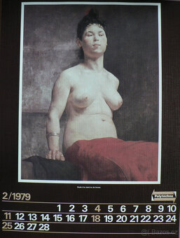 Kalendář V. K. Mašek, maska, KHB obrázek, prospekty - 4