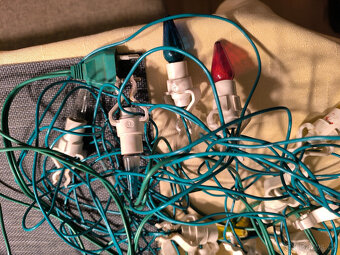 Staré vánoční svíčky Zlatokov,vánoční světýlka,osvětlení - 4