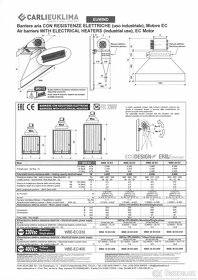 Vzduchová clona s elektrickým ohřevem 2 kusy - 4
