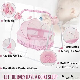 Dětská postýlka-kolébka nová - 4