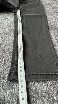 H&M džínové kraťasy černé 134 - 4