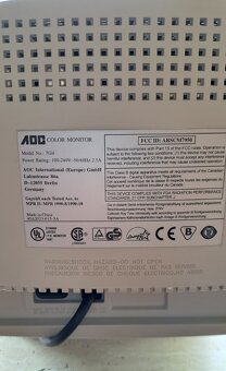 monitor AOC Spectrum 7GLr 17 palců, 4:3 - 4