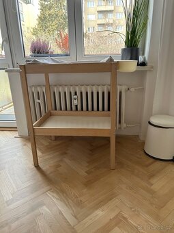 Přebalovací pult, ikea Sniglar, podložka,potah, boxy - 4