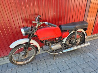 Jawa 23 Mustang bez TP, červený, původní lak 5. - 4
