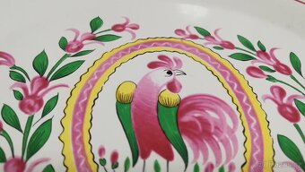 SAINT CLÉMENT - VINTAGE RUČNĚ MALOVANÝ TALÍŘ - 4