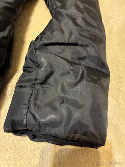 Černý zimní kabát, bunda velikost 134/140 Marks & Spencer - 4