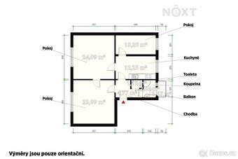 Pronájem byt 3+1, 79㎡ - 4