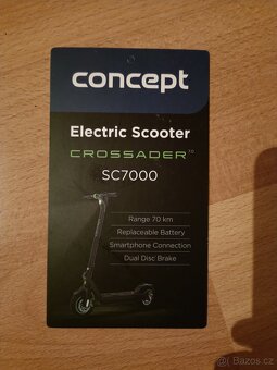 Elektrokoloběžka CONCEPT SC7000 CROSSADER 7.0 - 4
