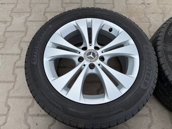 4x al kola 5x112 17 + pneu letní 225/55 R17C - 4