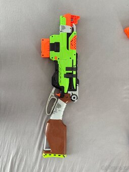 NERF sbírka – 16 blasterů + 150+ nábojů – MEGA, Modulus, Zom - 4