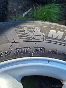 Original ALU 16" Opel Omega 5x110 Celoroční pneu - 4
