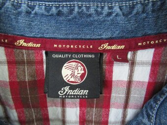 motocyklová džínová košile INDIAN MOTORCYCLE L - 4