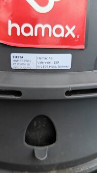 Prodám dětskou sedačku na kolo Hamax - 4