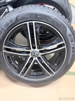 Alu kola R17 5x112 ET40 + zimní pneu Sava eskymo HP2 - 4