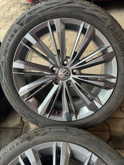 VW Passat B8 5x ALU letní kola 18" Liverpool 5 ks - 4