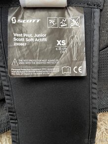 Dětský chránič páteře Scott vel.XS - 4