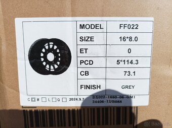 Offroad ALU disky 5x114,3 J8 x 16" - 4