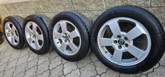 Originál alu Škoda O1 5x100 205/55 R16 letní - 7mm - 4