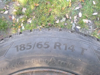 4x disk (5x100) zimní pneu barum 185/65 r15 - 4