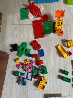 Lego duplo + jine neznačkové kostky - 4