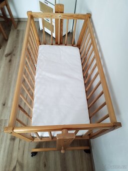 Dřevěná kolébka pro miminko - 4