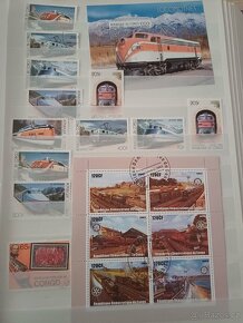 predám známky - vlaky - Congo - 4