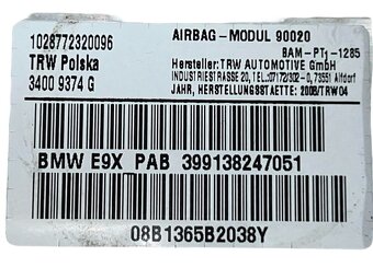 Palubní deska černá airbagy pásy řj BMW 320 E91 touring 2008 - 4