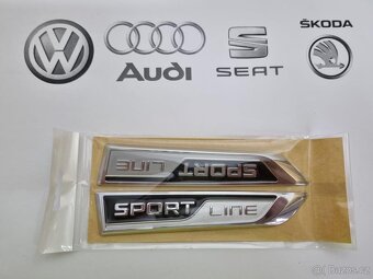 Sportline plaketky na blatníky - napisy SPORT LINE - 4