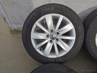 215/55R16 alu kola VW 7x16 5x112 ET45 Passat B7 - 4