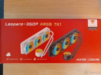 Aio cpu chladič 360mm / 300w / bílý / amd - 4