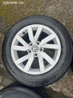 ORIGINÁL Alu Volkswagen Aragon R16, 5x112 - LETNÍ - 4
