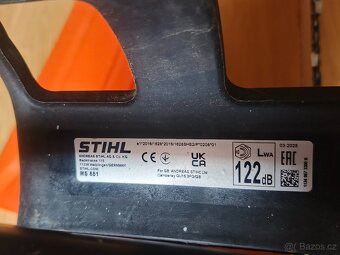 Motorová pila stihl MŠ 881 - 4