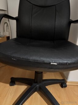 Kancelářské kožené křeslo - 4