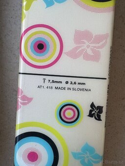 Prodám dětské lyže + lyžáky + hůlky vel. 35/36 - 4