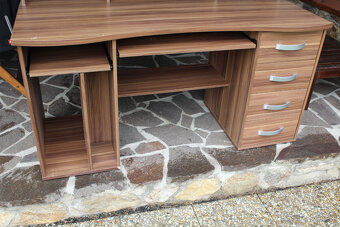 Psací stůl se 4 zásuvkami - 4